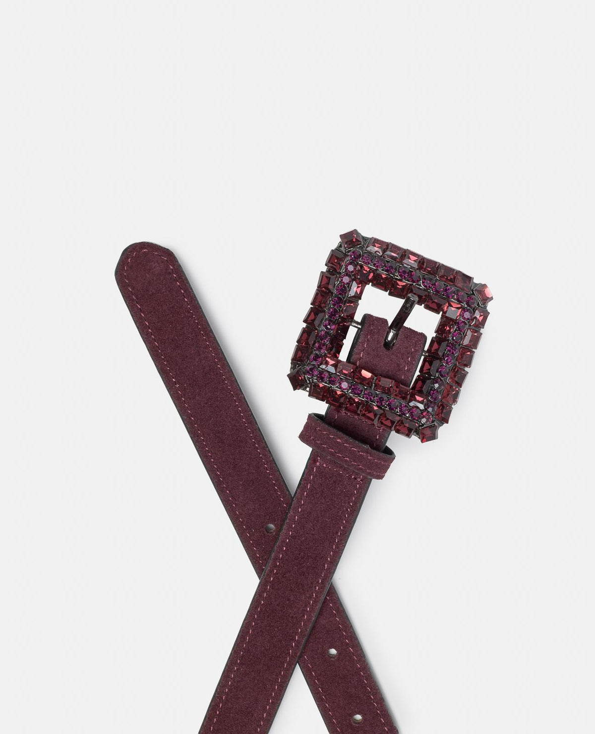 BELT WITH JEWELED BUCKLE