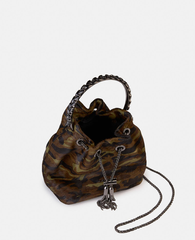BOWLER BAG WITH PENDANT DETAIL