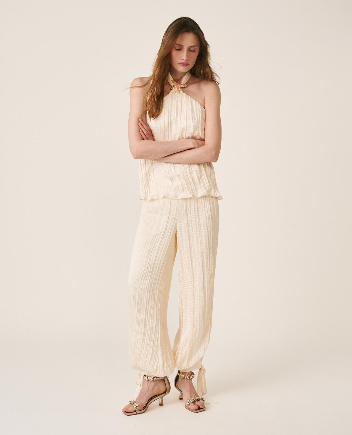 PANTALONI PLISSETTATI