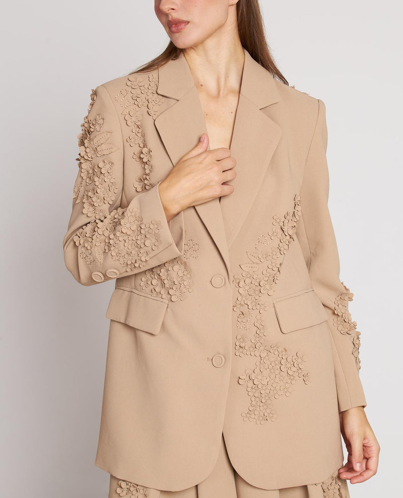 BLAZER FLORES BORDADAS