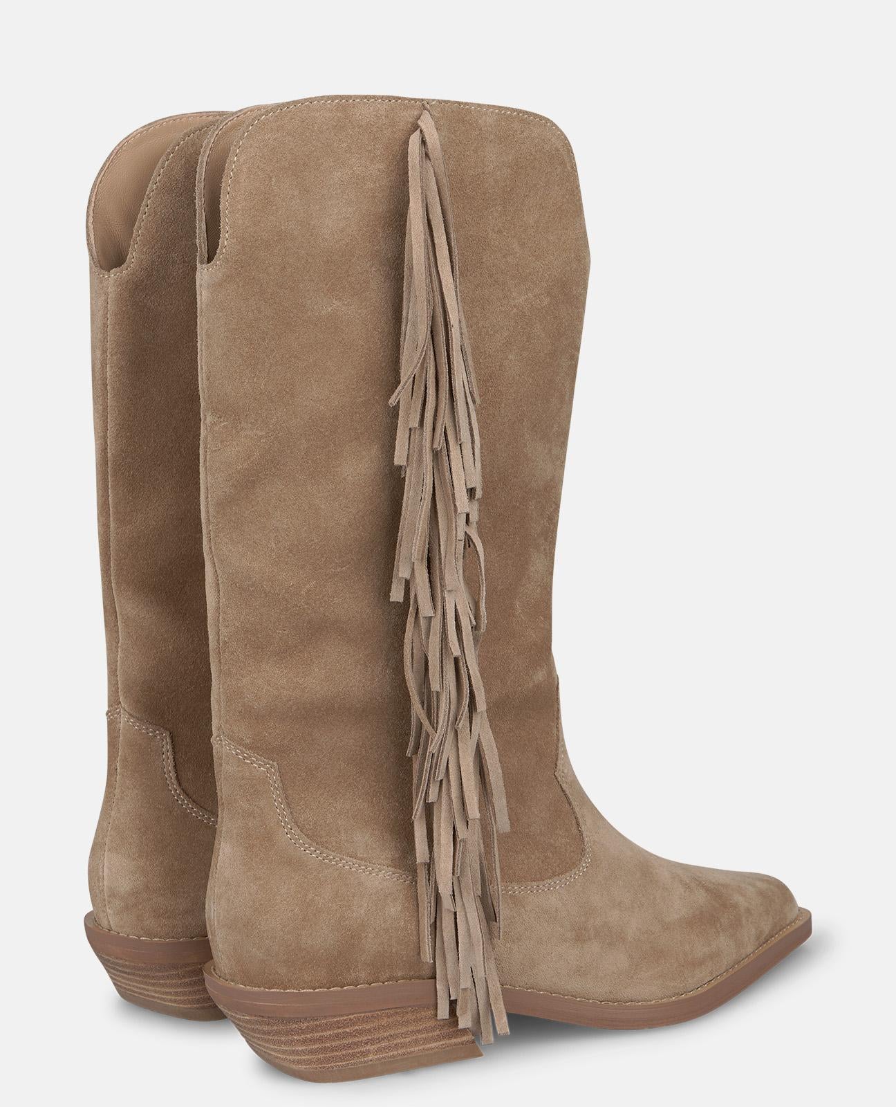 BOTA COWBOY DE ANTE CON FLECOS