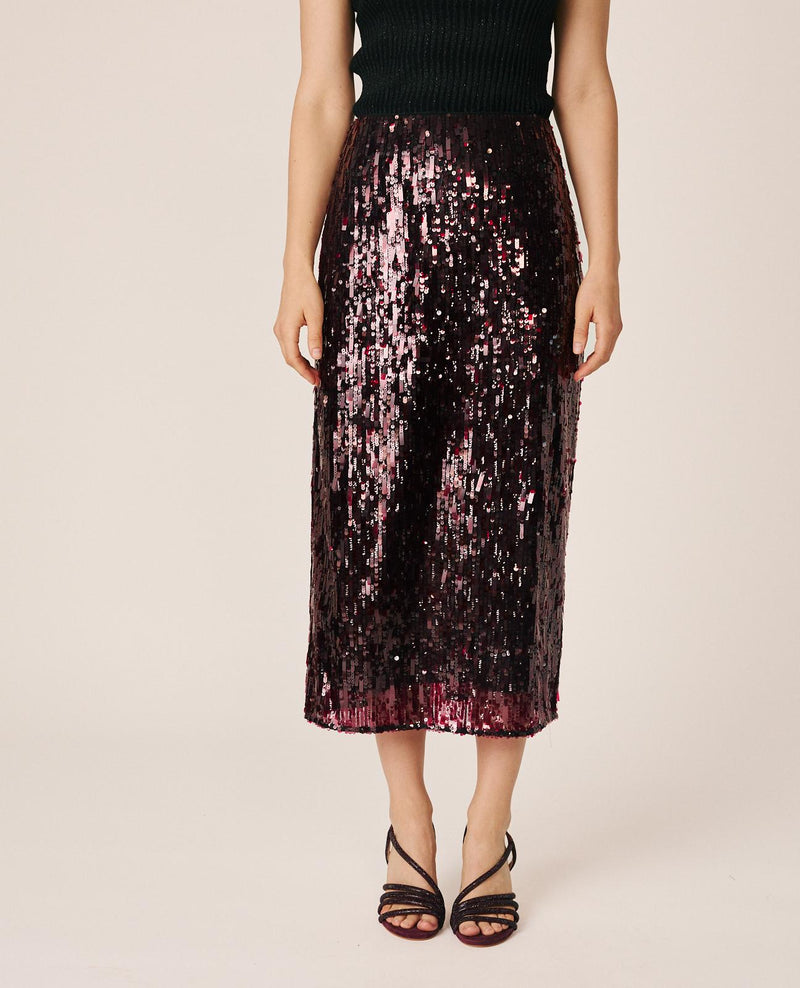 FALDA MIDI LENTEJUELAS