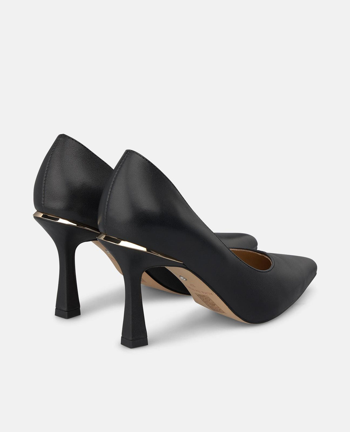 SCARPA CON TACCO A SPILLO IN PELLE