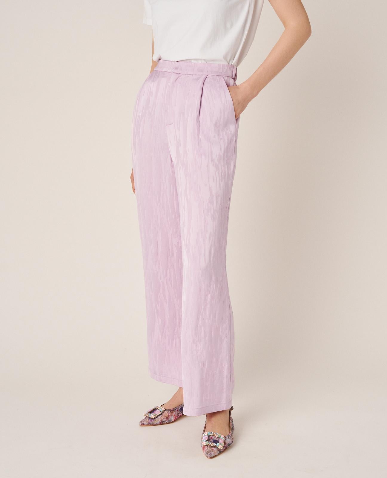 PANTALÓN TIRO ALTO TEXTURA