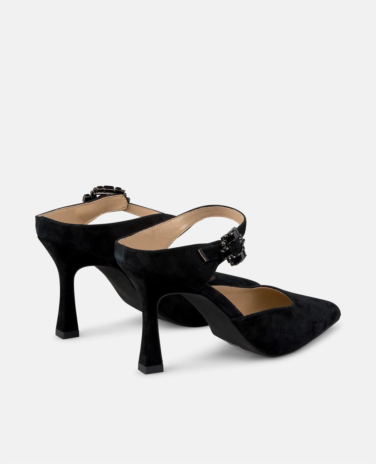 ZAPATO DESTALONADO HEBILLA JOYA