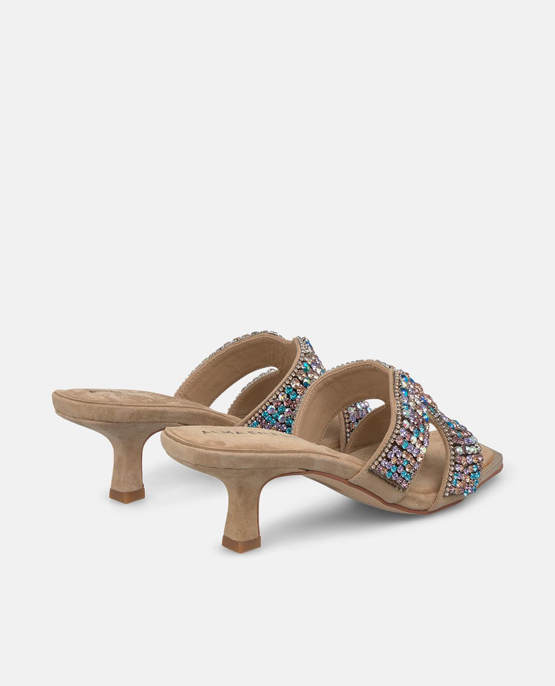 SANDALIA DOBLE TIRA PEDRERIA