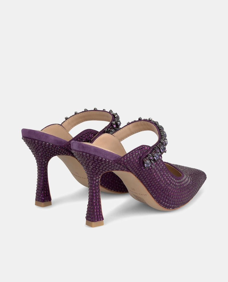 HOCHHACKIGE SCHUHE MIT STRASSSTEINEN