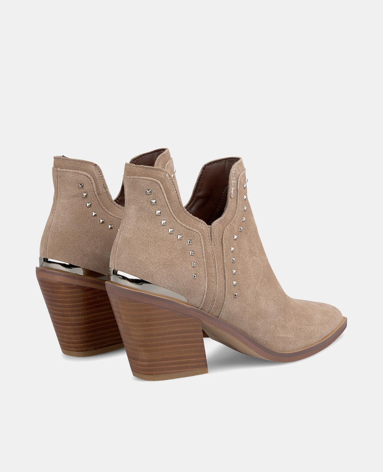 BOTTINES BASSES À TALON