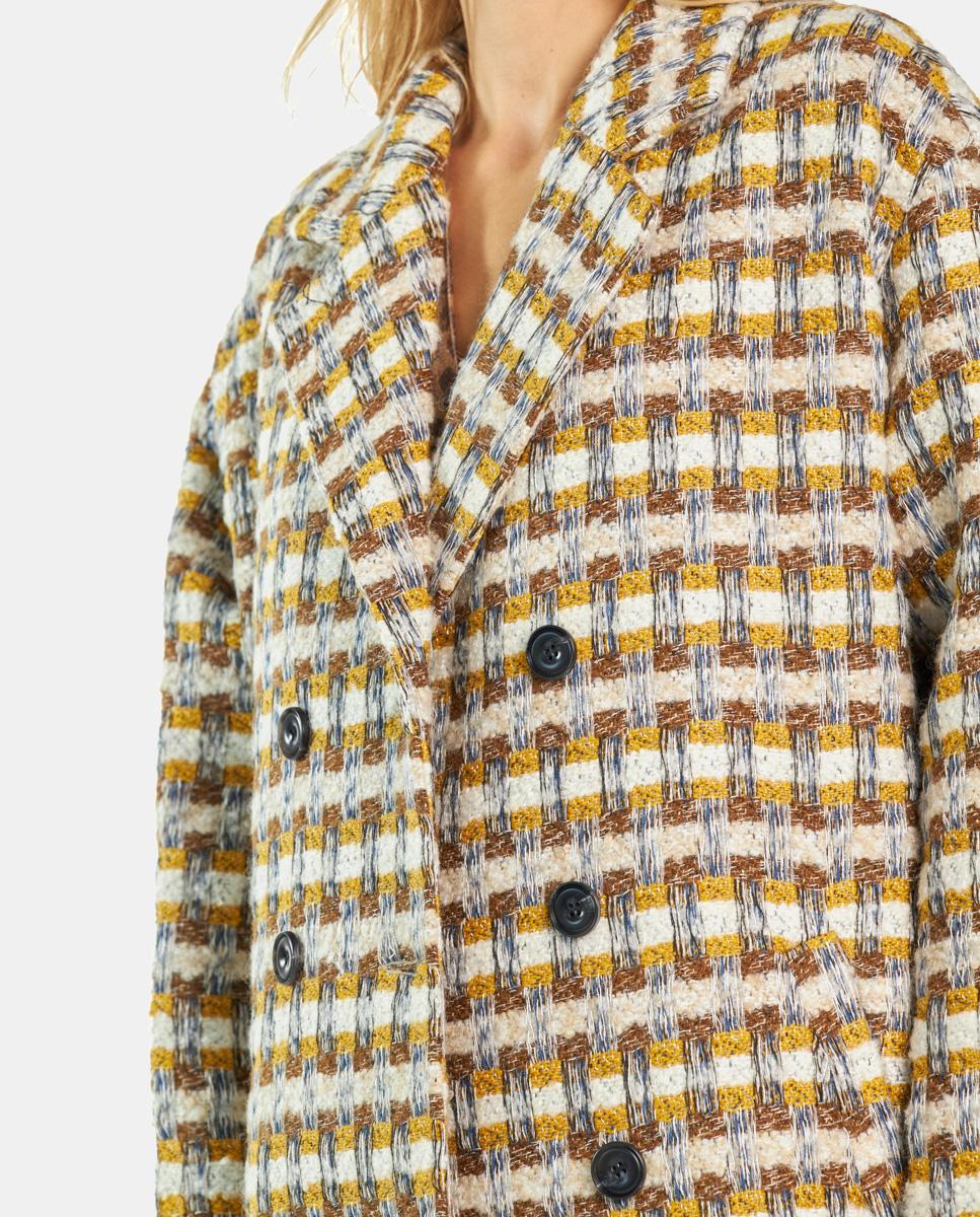 LONG DOUBLE-BREASTED COAT