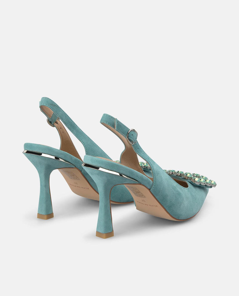 SALON DESTALONADO CON HEBILLA PEDRERIA