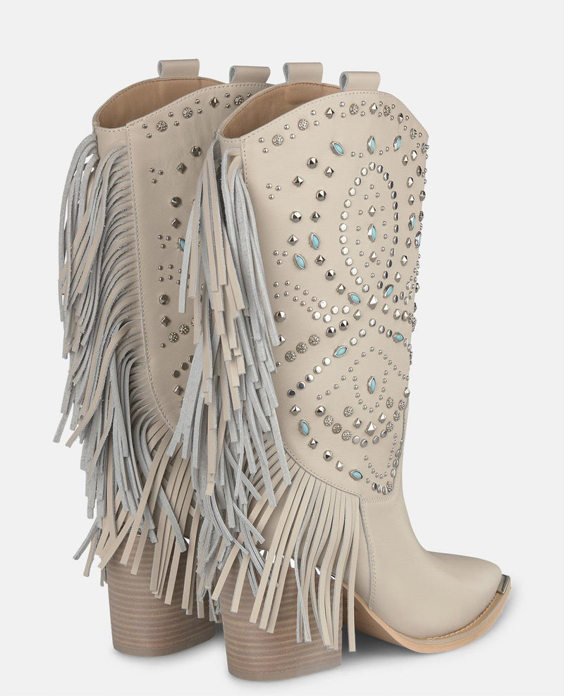 FRINGED HALF BOOT