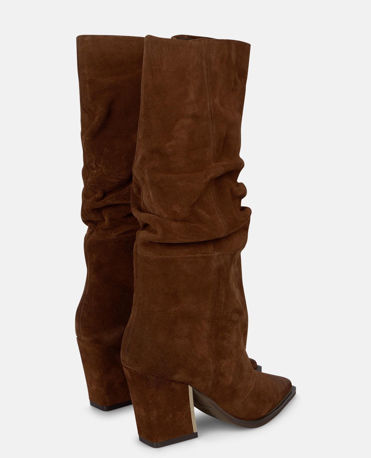 BOTA DE ANTE EFECTO FRUNCIDO
