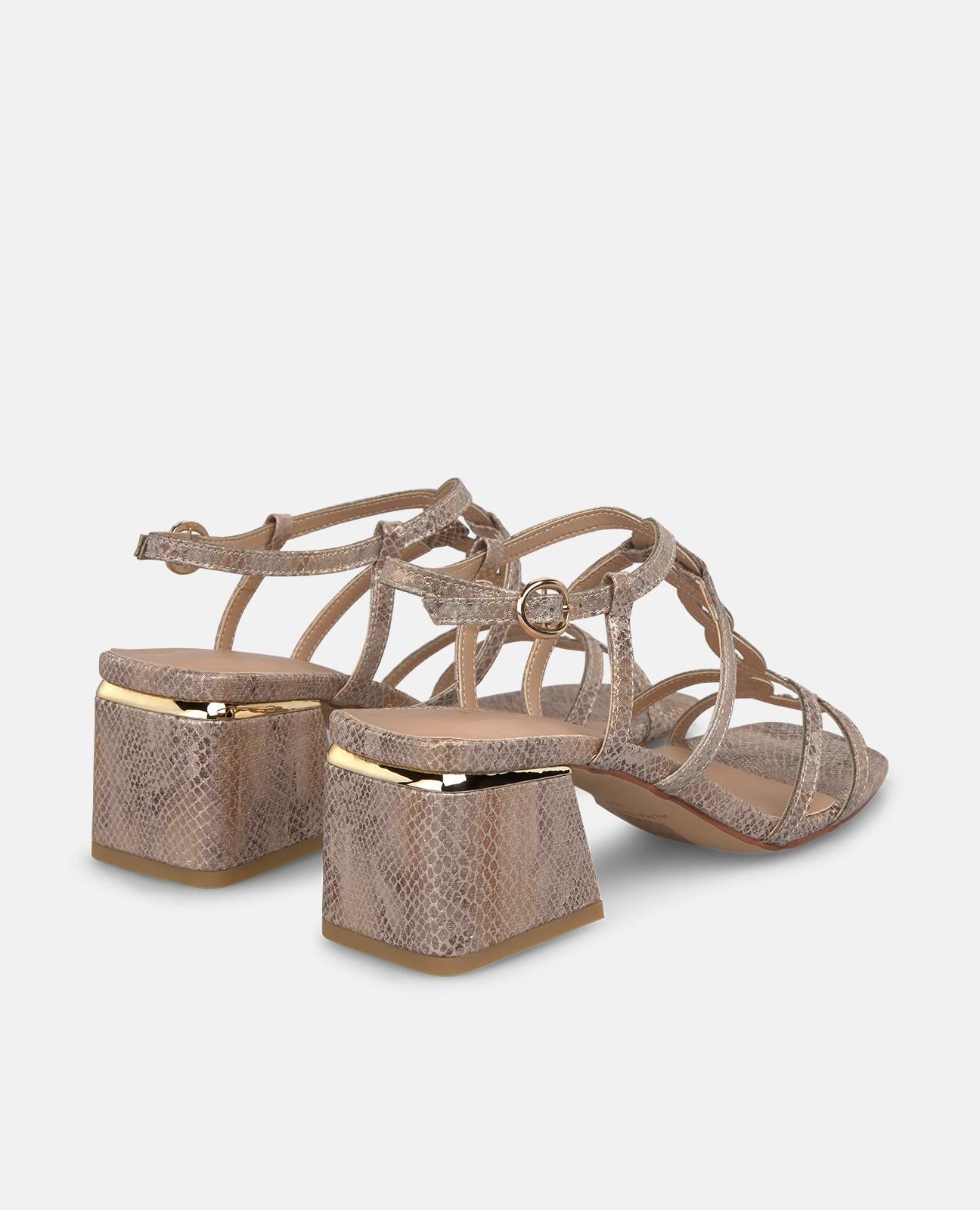 SANDALIA TACON MEDIO EN T