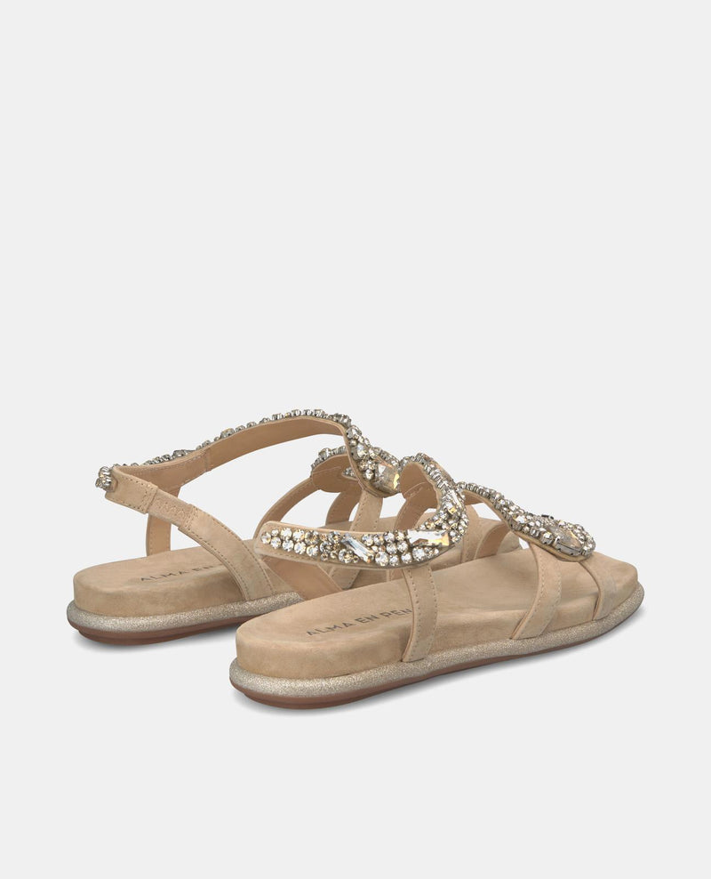 SANDALIA CON TIRA SERPIENTE