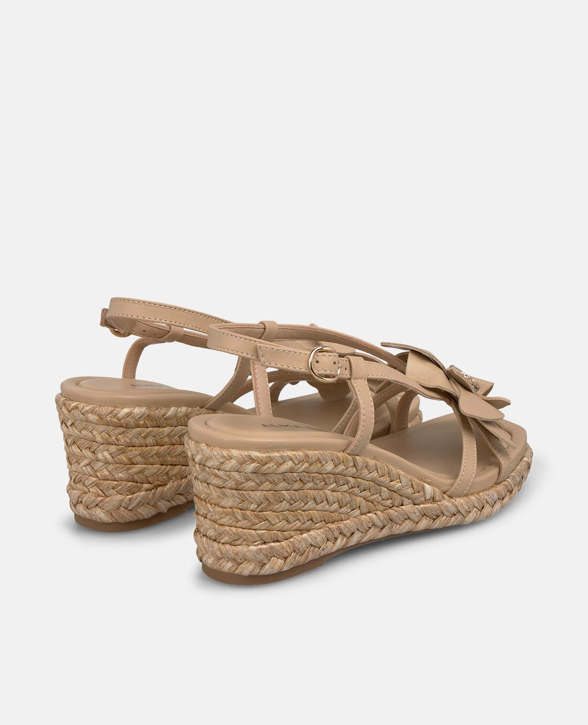 SANDALI IN PELLE NAPA CON MOTIVO FLOREALE