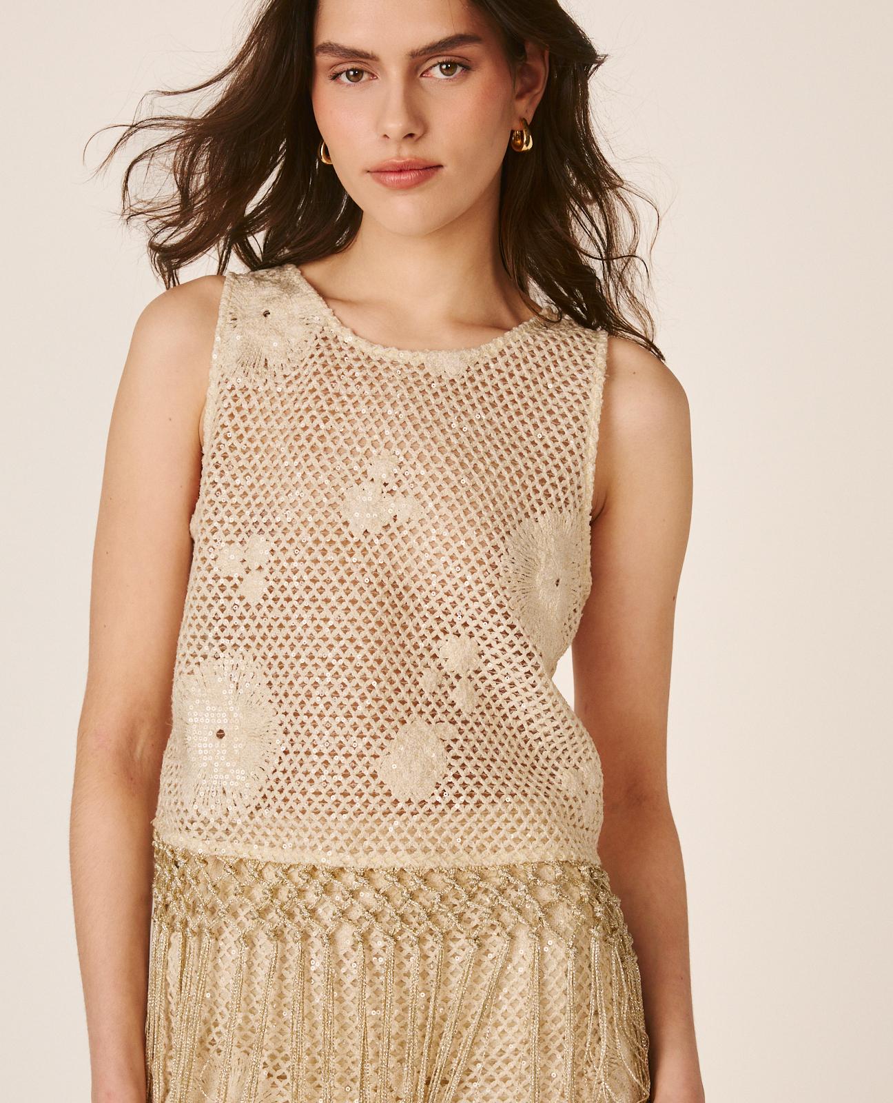 TOP COM FRANJAS E LENTEJUEIS