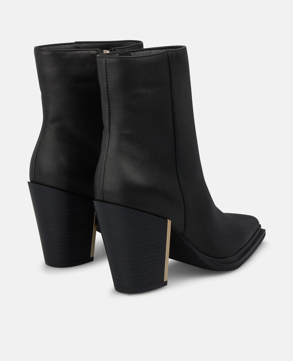 STIVALETTO IN PELLE CON STAMPA ANIMALE