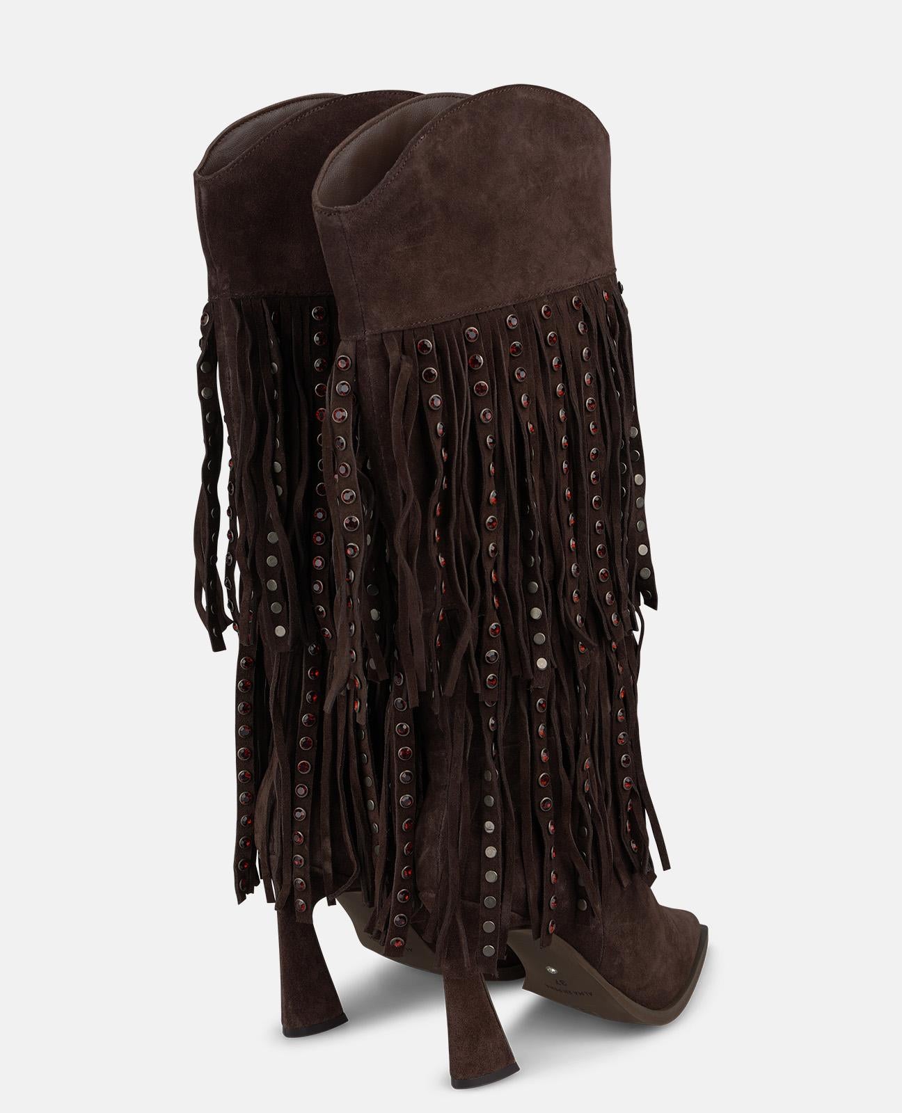 BOTA COWBOY DE ANTE CON FLECOS