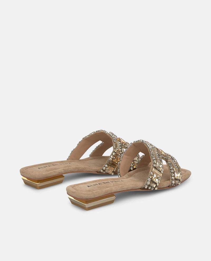 SANDALIA PLANA TIRA EN H