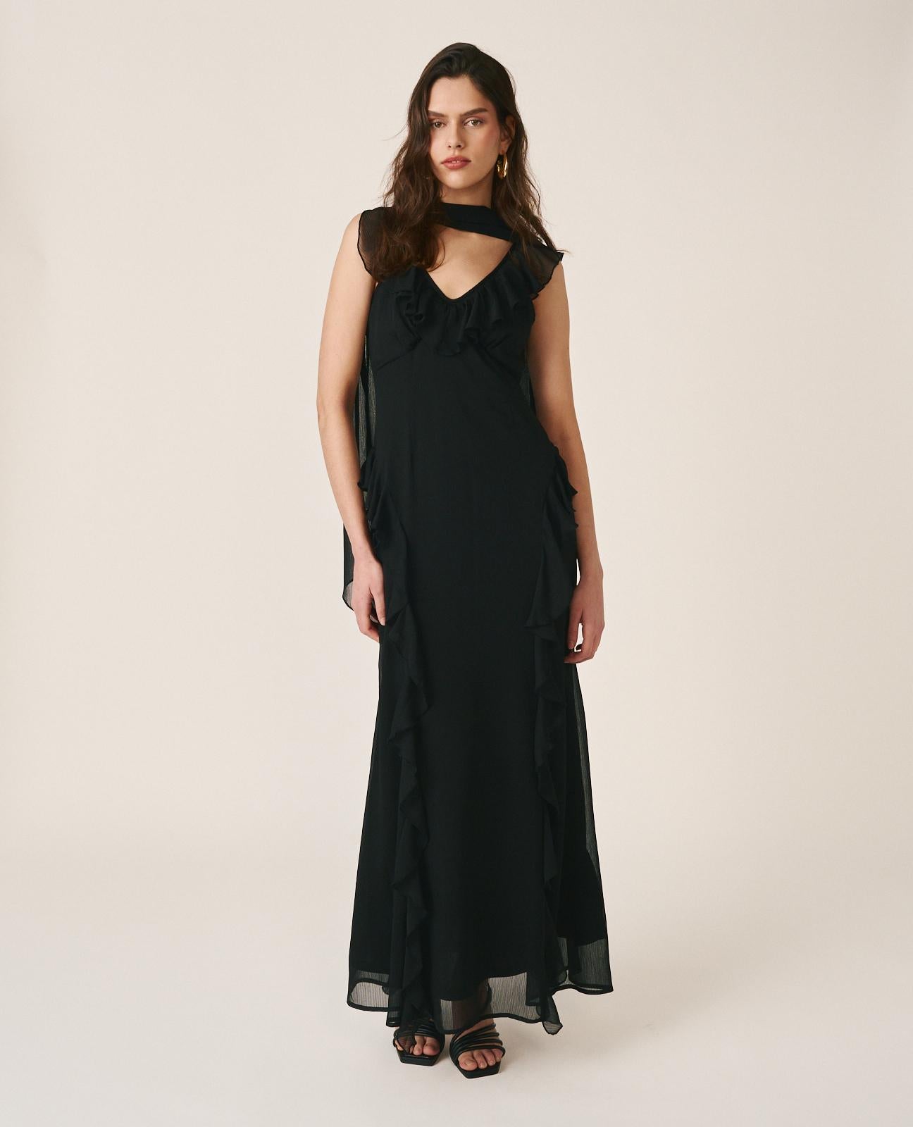 RUFFLE DRESS