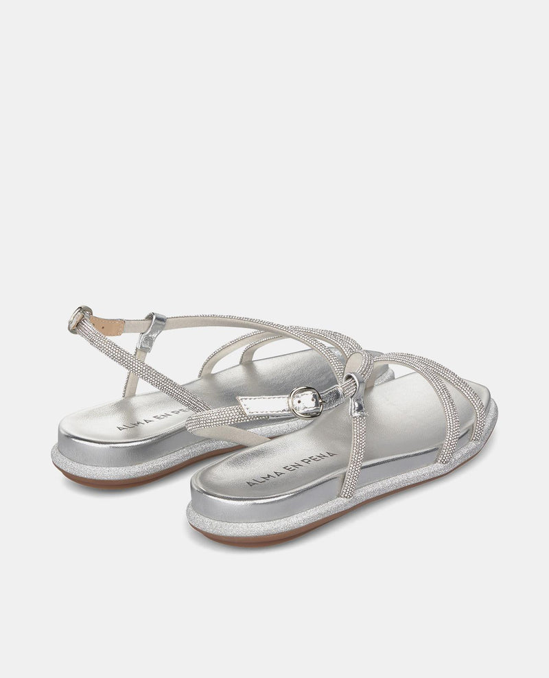 SANDALIA PLANA BRILLOS