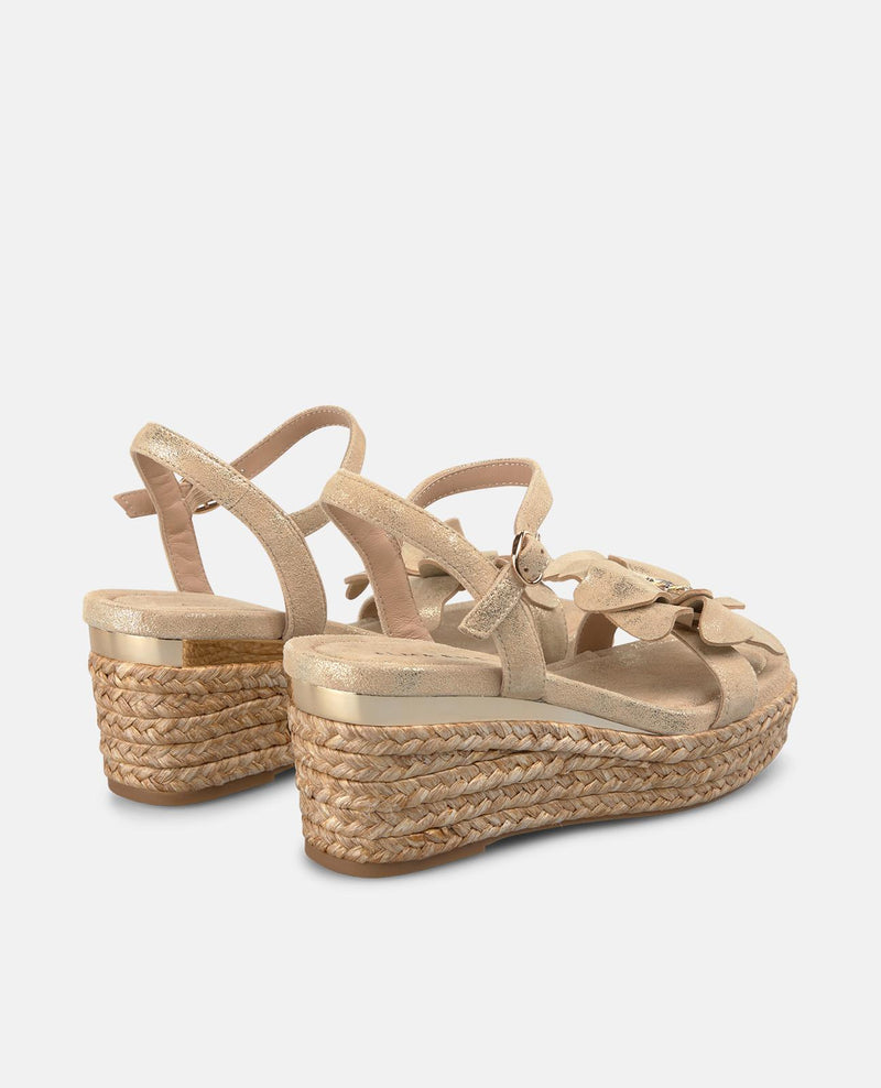 SANDALIA ESPARTO DETALLE FLOR