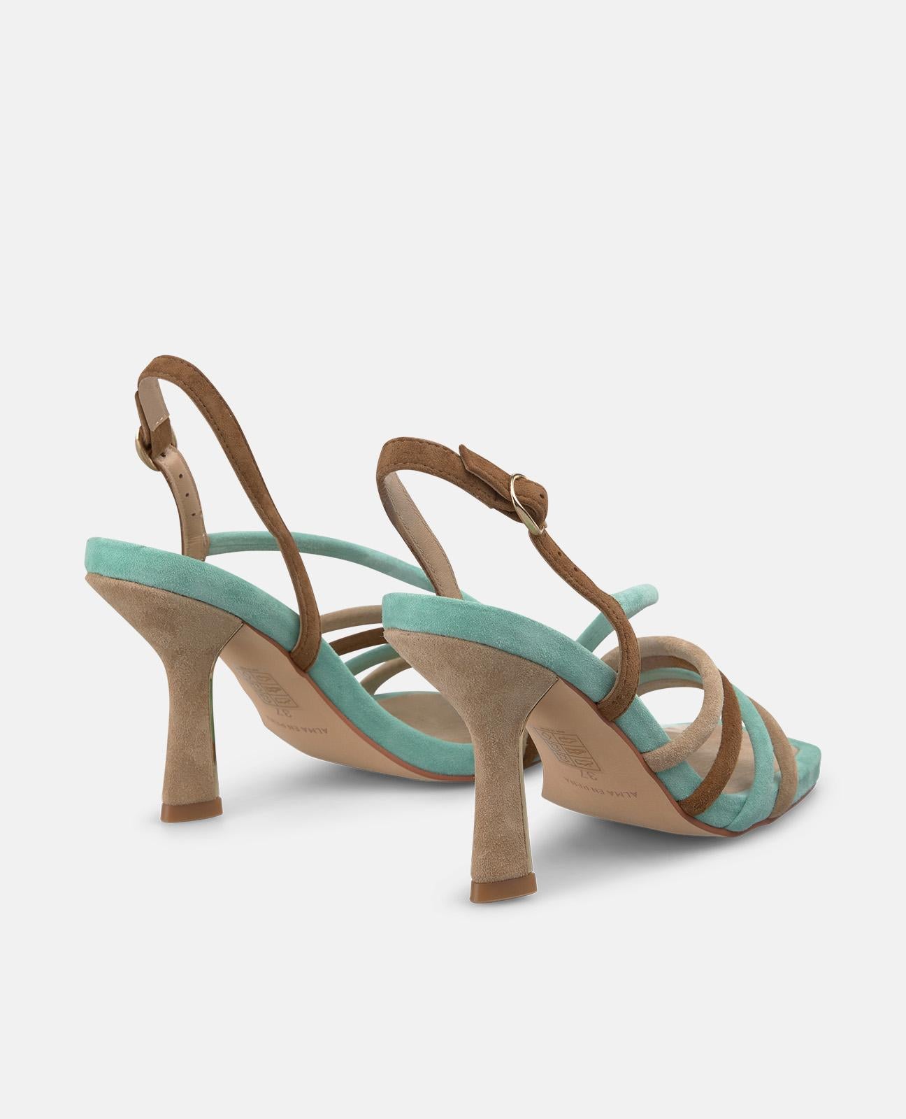 SANDALIA TACON COMBI TIRAS