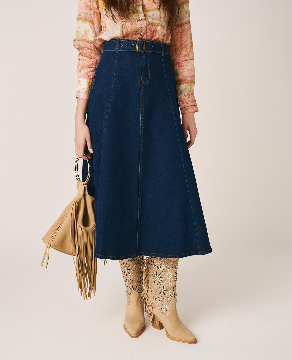 FALDA DENIM VUELO