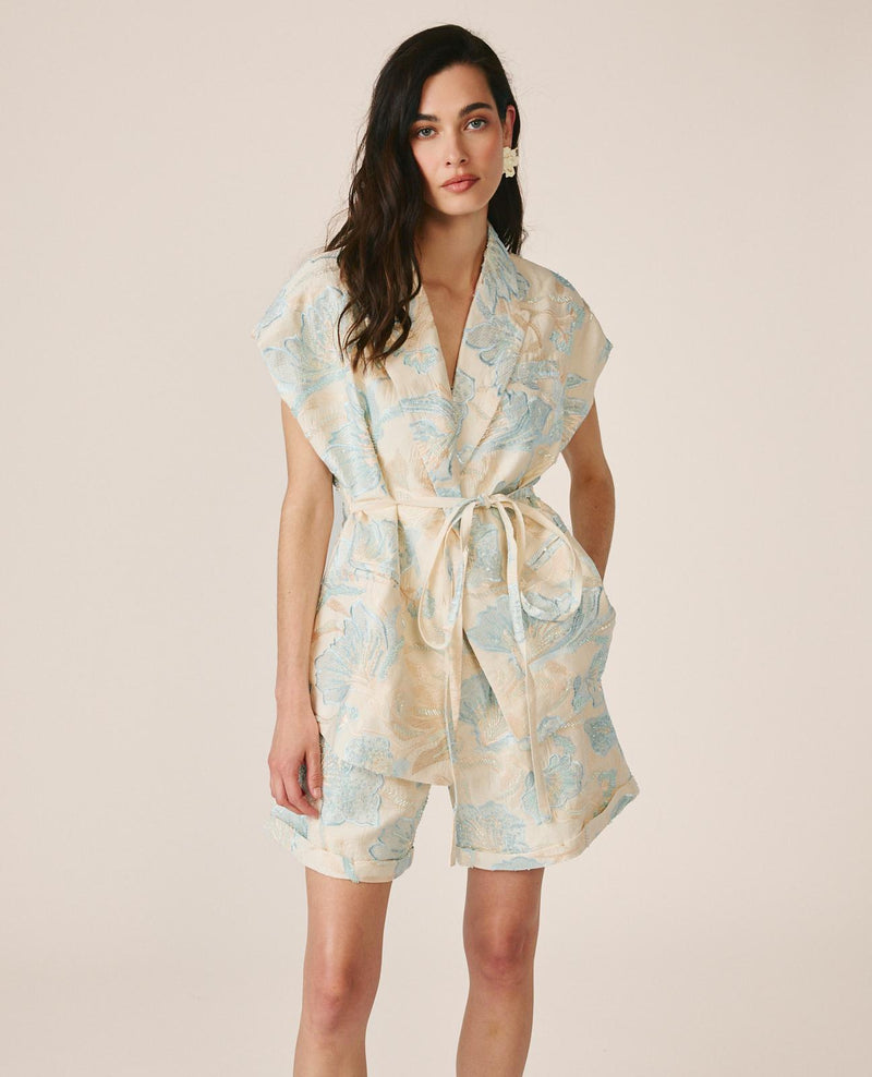 CHALECO BORDADO CUENTAS