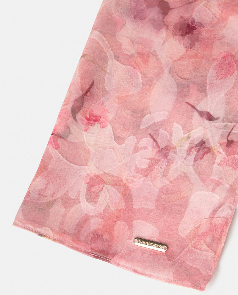 PAÑUELO GASA FLORAL