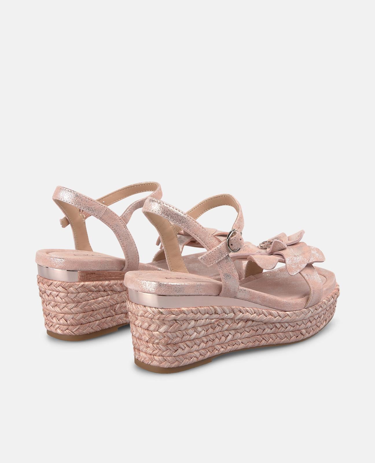 SANDALIA ESPARTO DETALLE FLOR