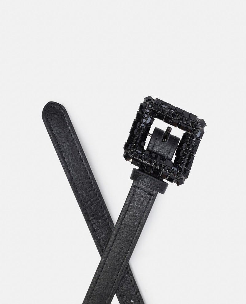 RHINESTONE BUCKLE BELT