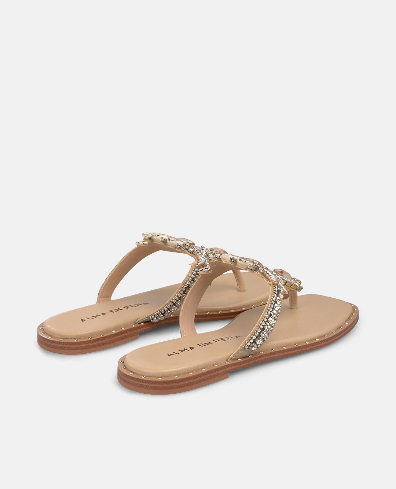 SANDALIA EN T MARINA