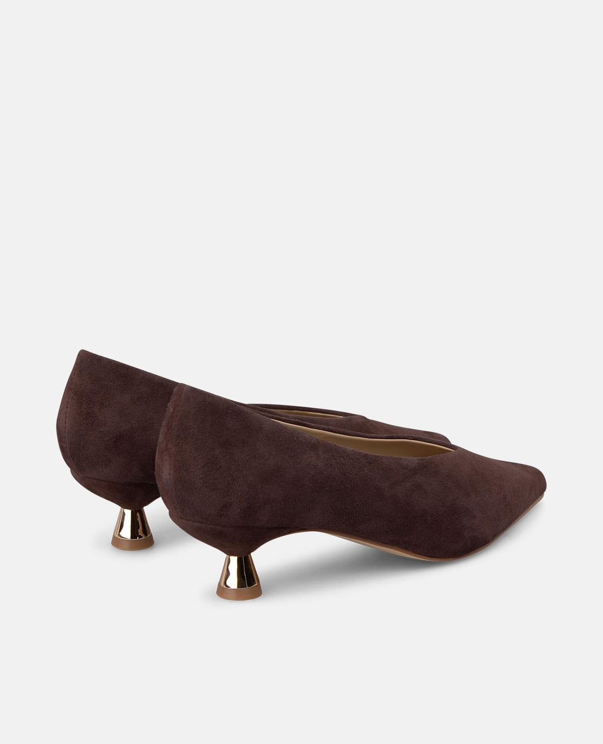 SCARPA CON TACCO "CHUPETE" IN PELLE SCAMOSCIATA
