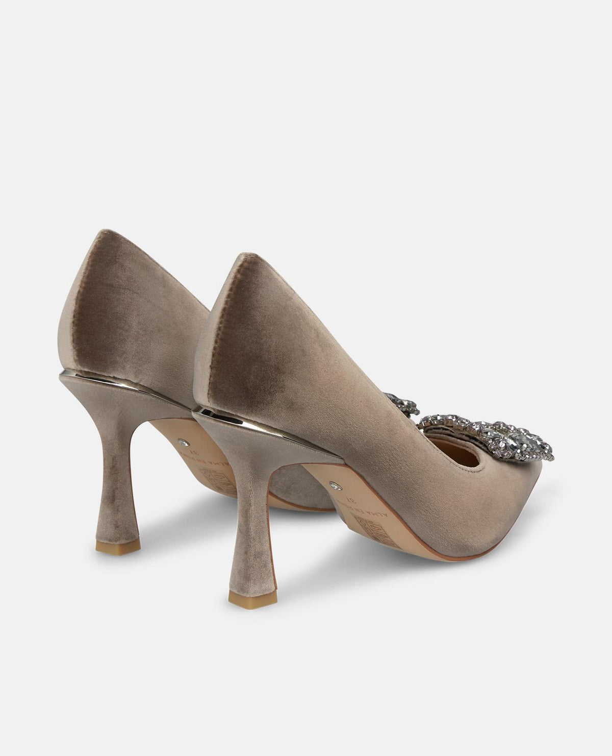 FLOWER HEELED SHOE