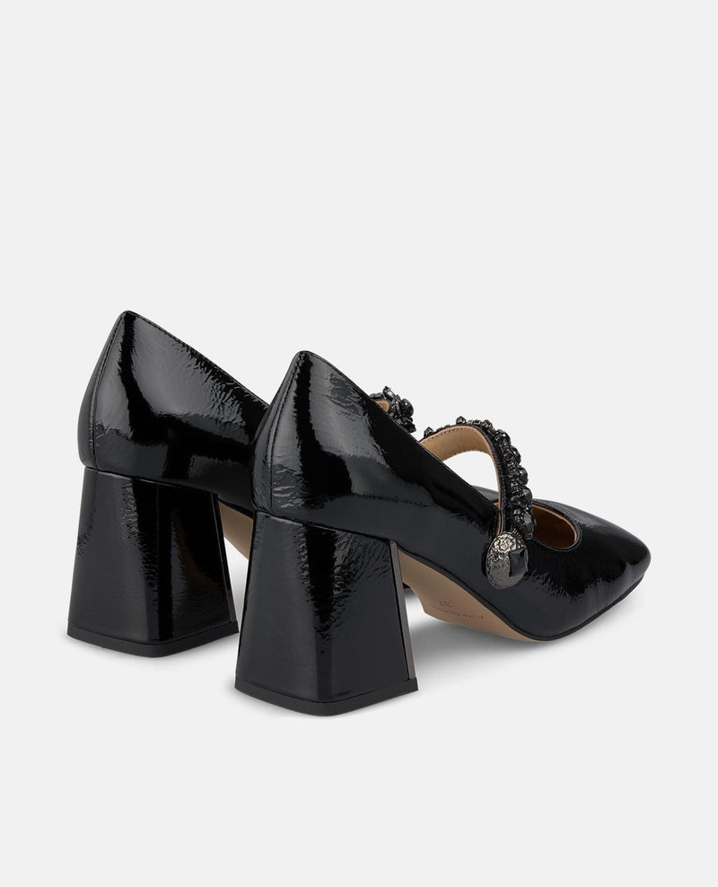 HIGH HEEL SHOE WITH RHINESTONES