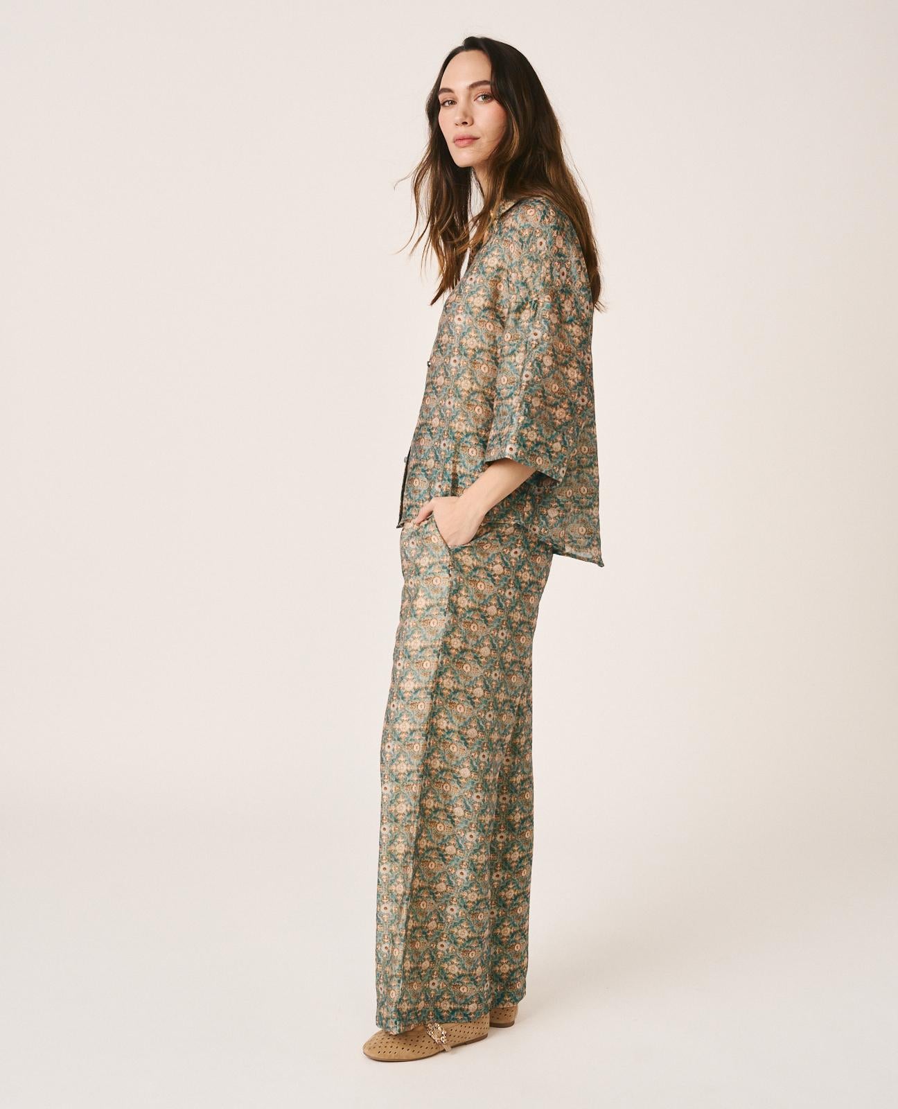 PANTALÓN LARGO LINO