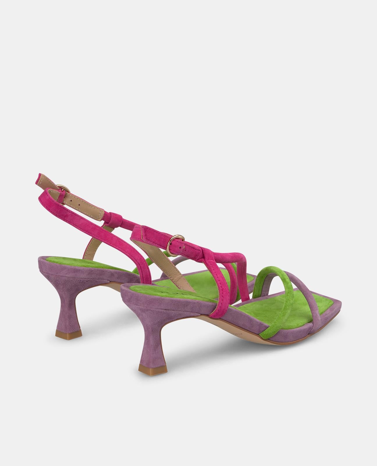 MULTICOLOR STRAPS SANDAL