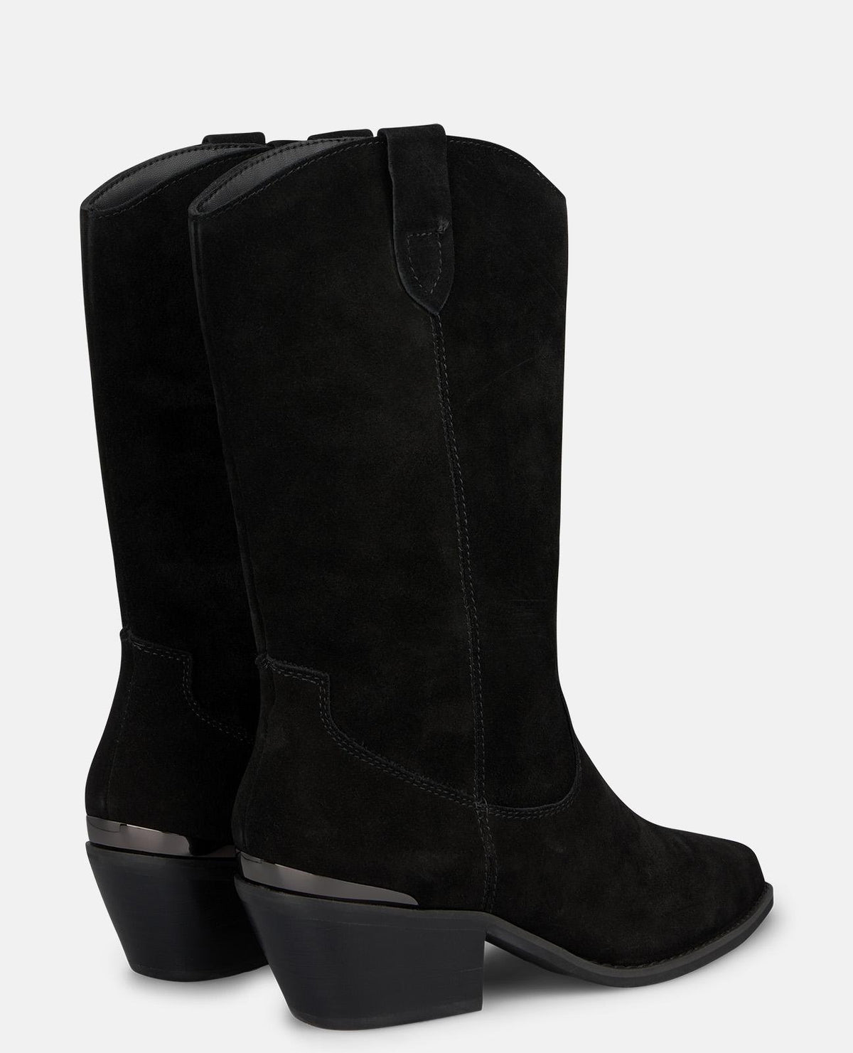 STIVALE DA COWBOY IN PELLE SCAMOSCIATA