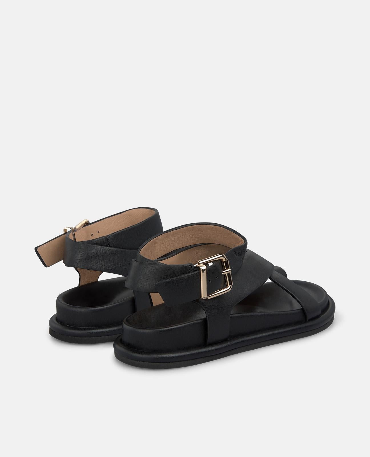 SANDALIA PLANA AL TOBILLO