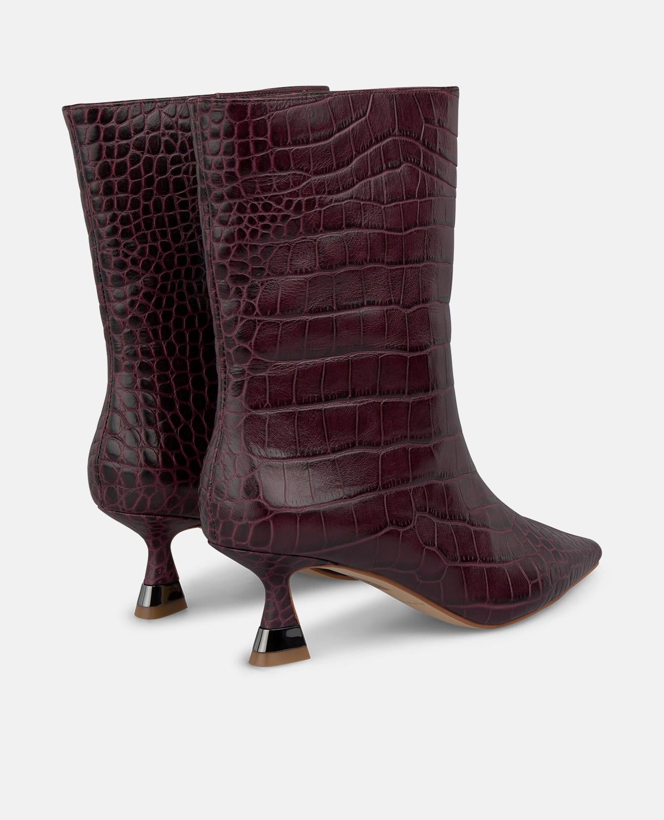 BOTÍN TACÓN METALIZADO