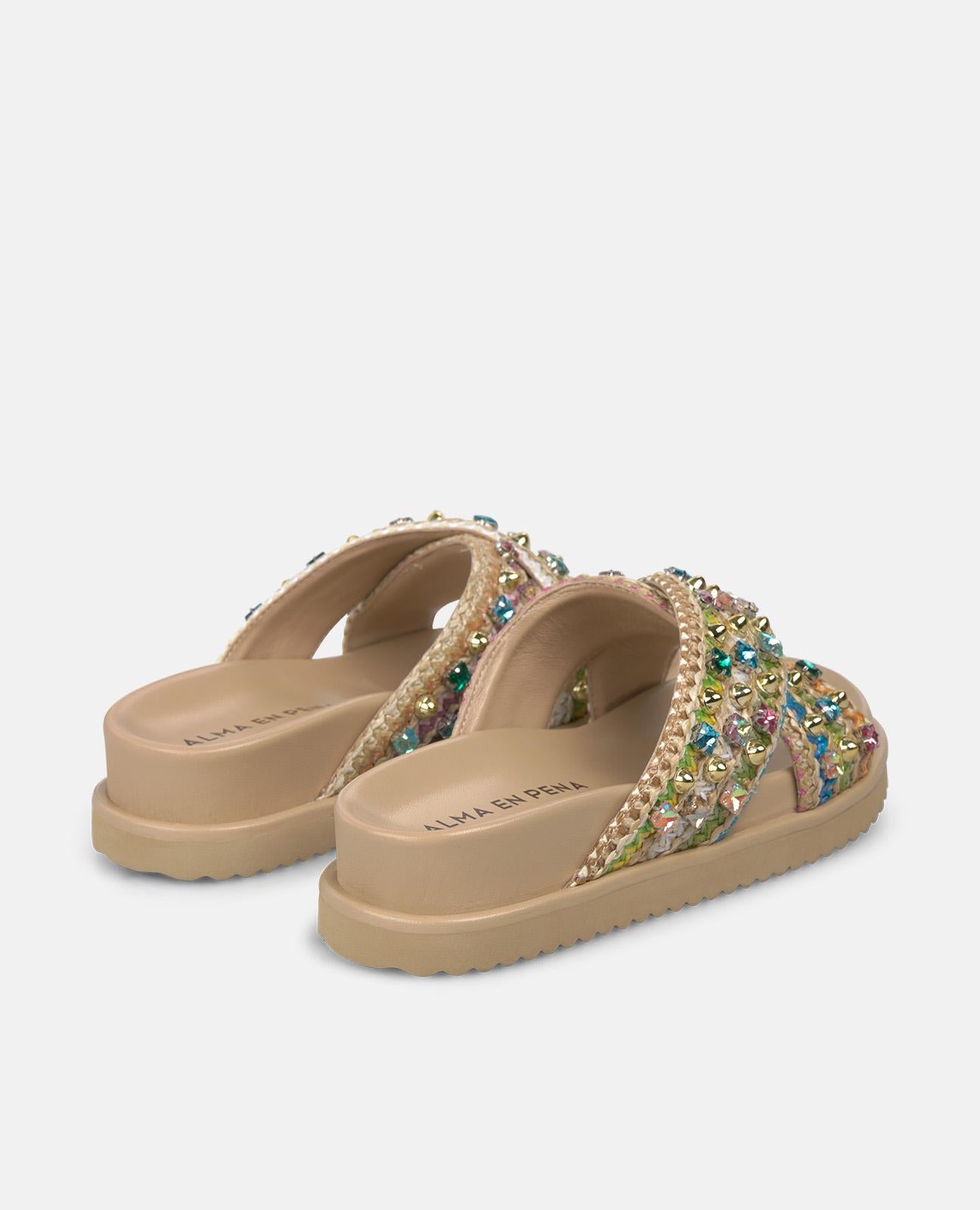 SANDALIA DOBLE TIRA CRUZADA