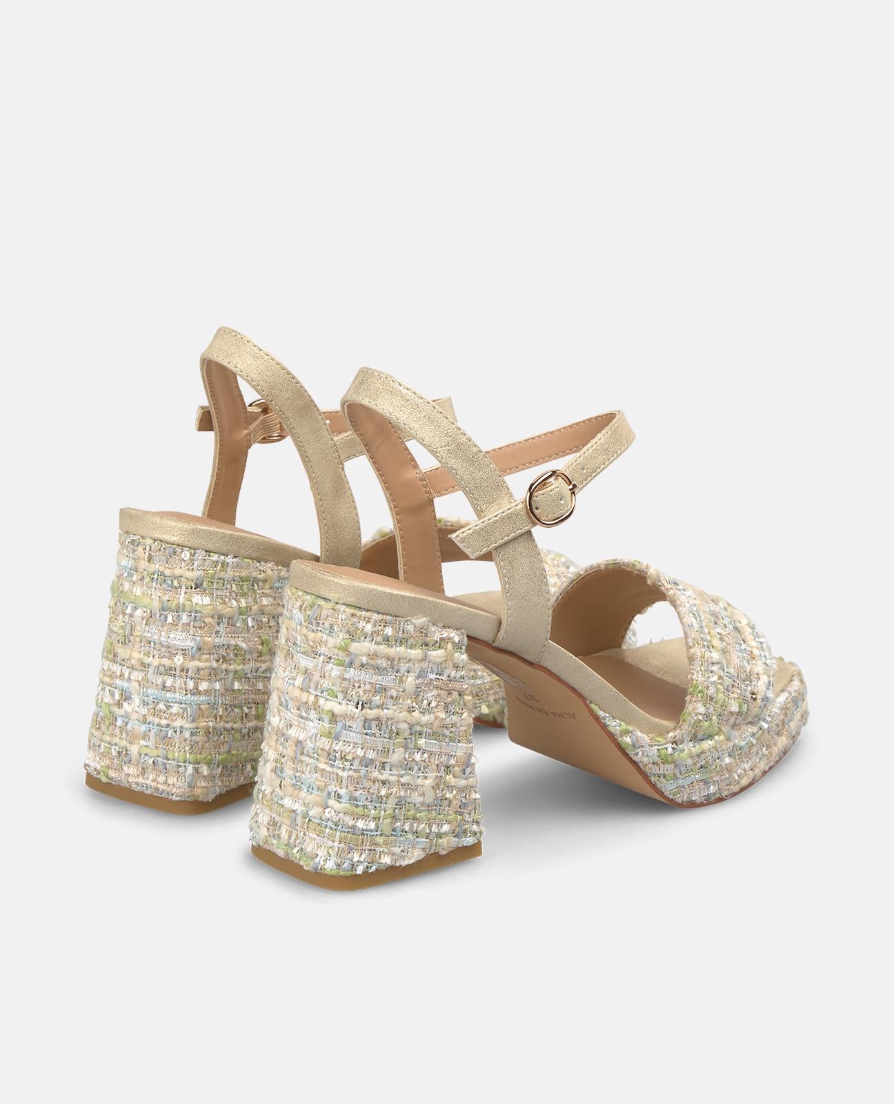 SANDALIA ALTA MULTICOLOR