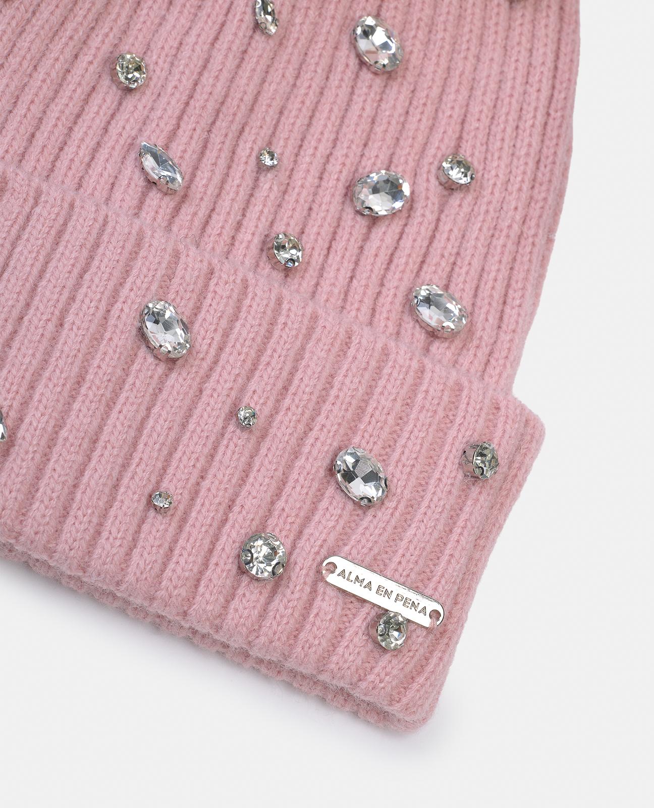 PINK POMPOM BEANIE BEANIE