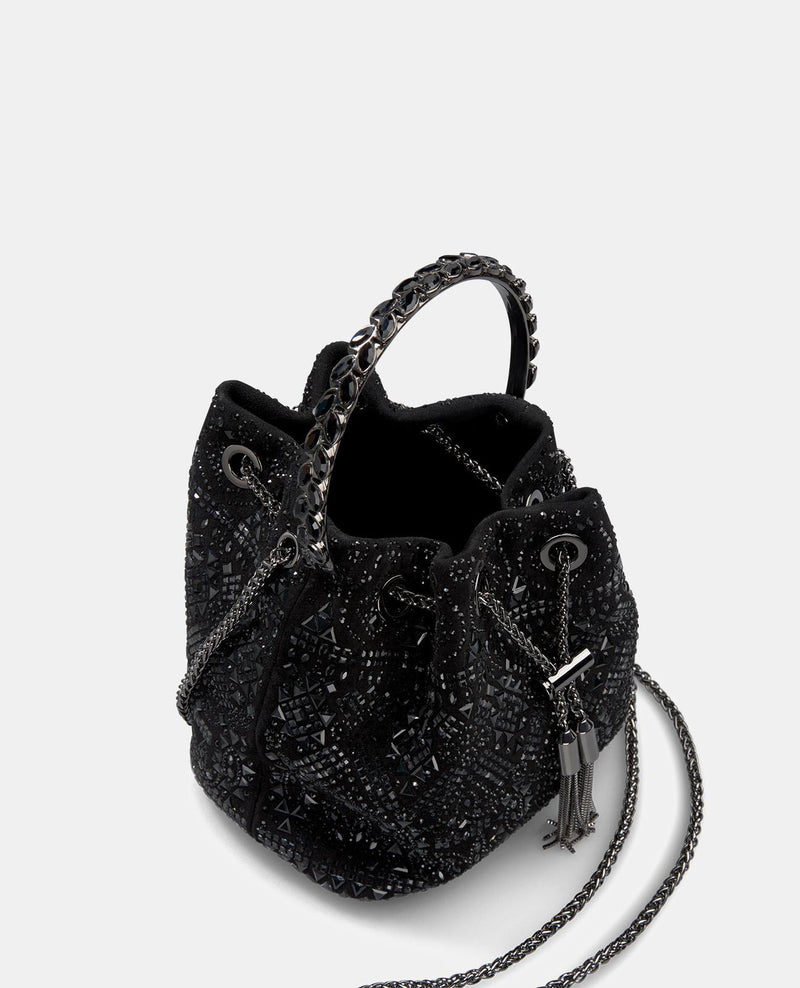 BOWLER-TASCHE MIT STRASS-DETAIL