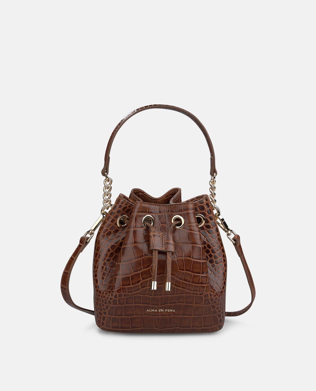 BOLSO BOMBONERA PIEL