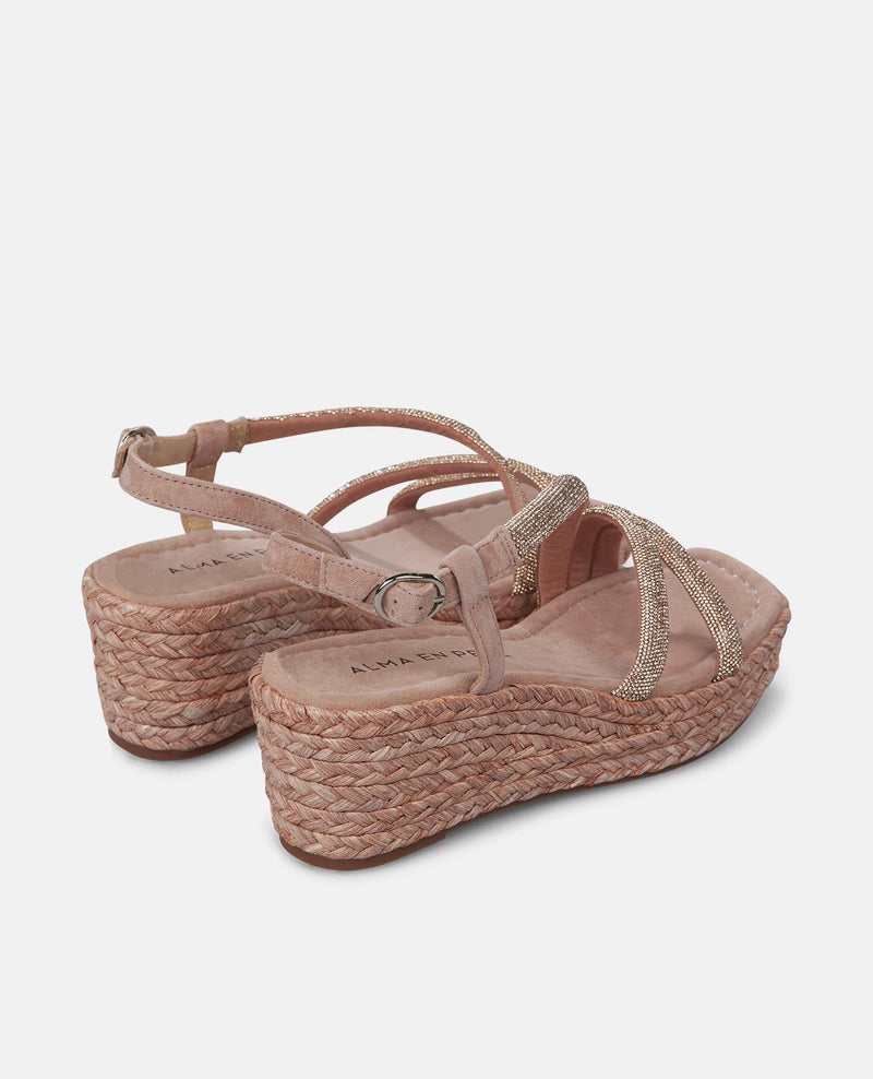 SANDALIA CUÑA TIRAS