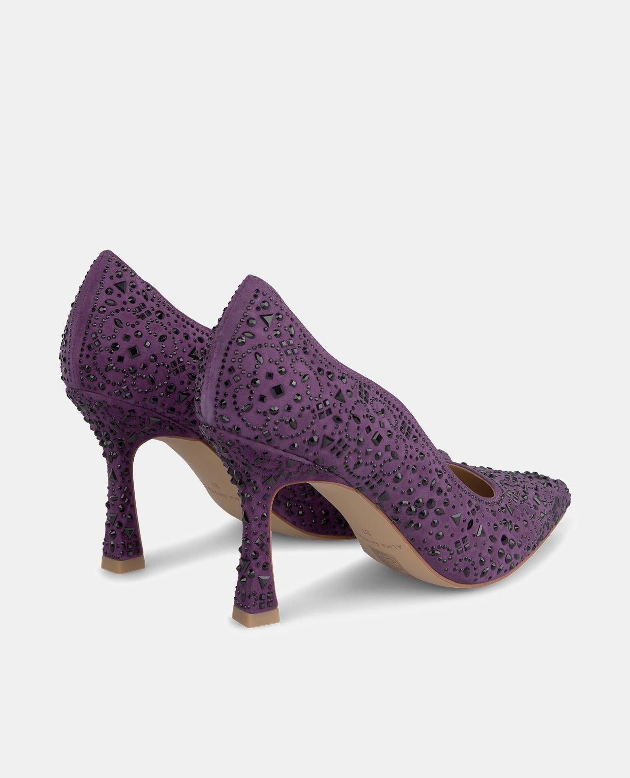 CHAUSSURE À TALON RECOUVERTE DE STRASS