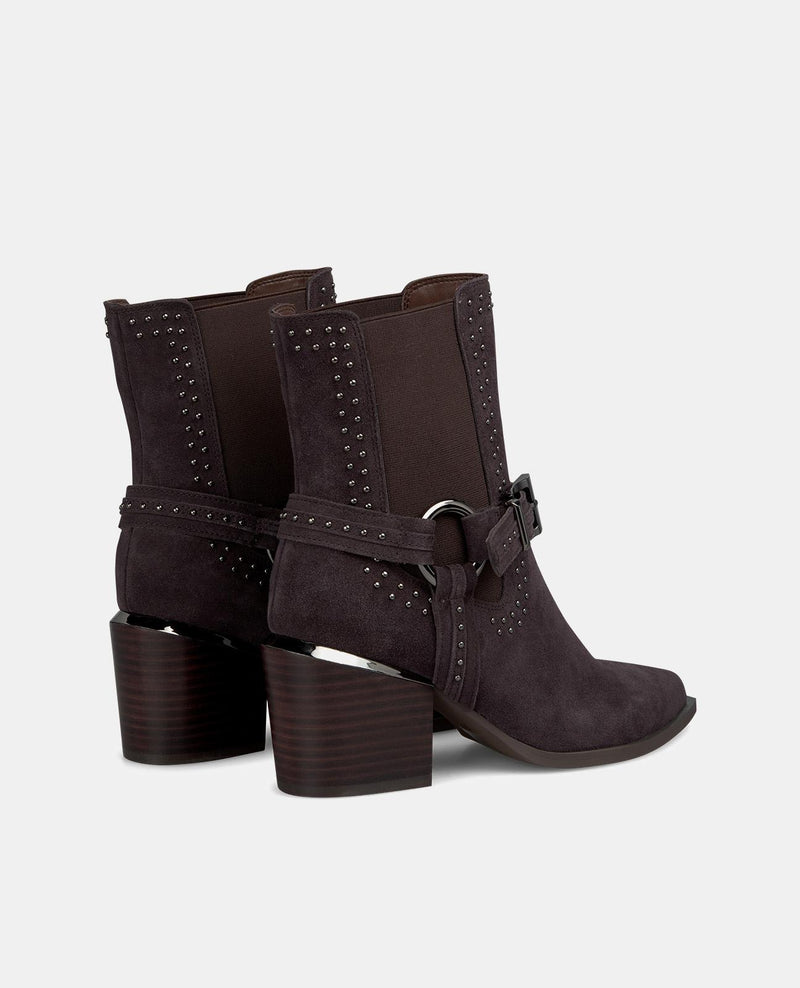 BOTTINES À TALONS AVEC ÉLASTIQUE