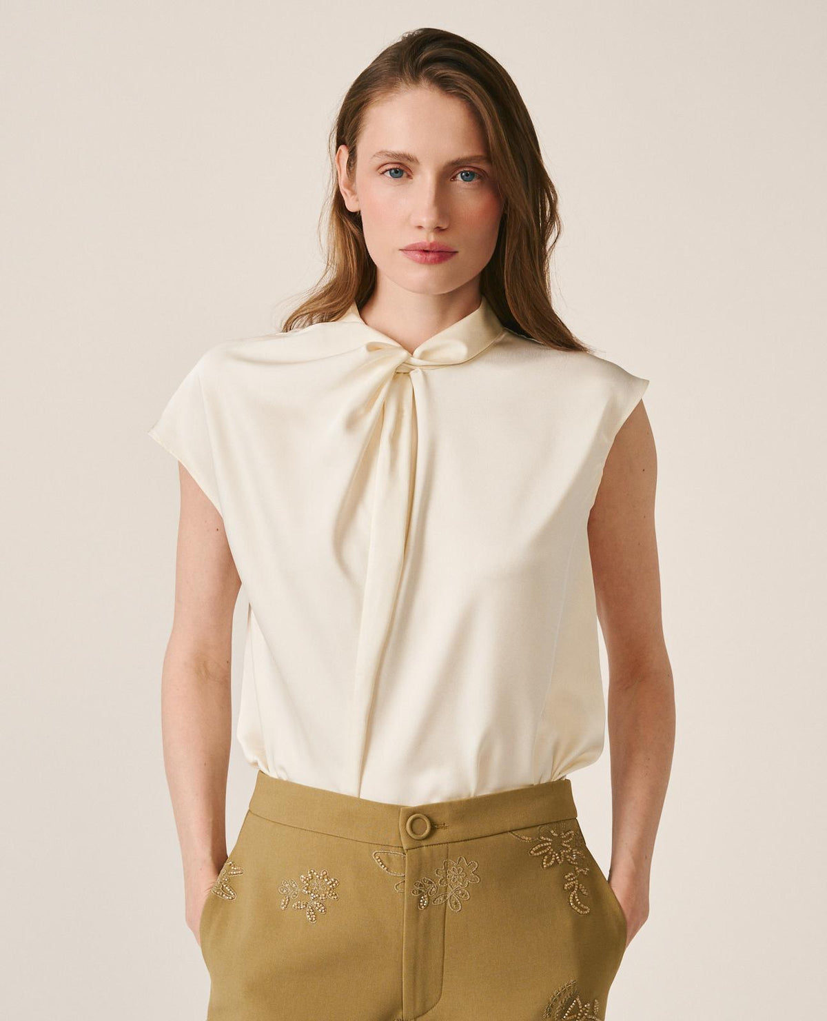 CAMICIA LISCIA IN SATIN